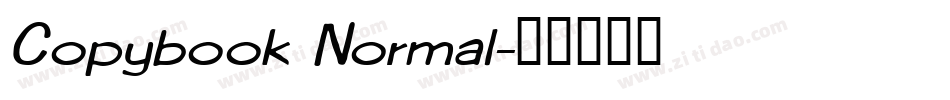 Copybook Normal字体转换